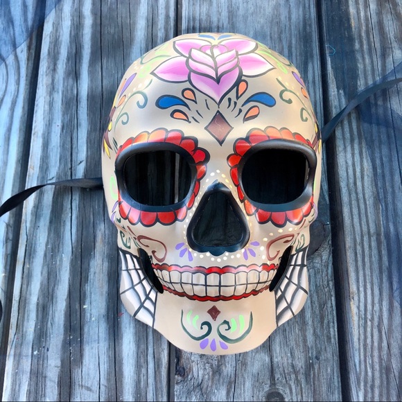 Day of the dead skull masquerade mask - Picture 1 of 1
